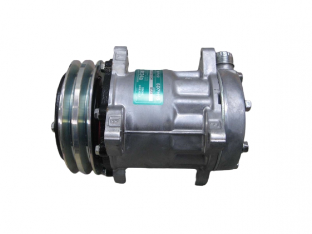 Compresor Aer Condiționat ORIGINAL SANDEN SD7H15 Fulie 2GM 12V ❄️ - imagine 3