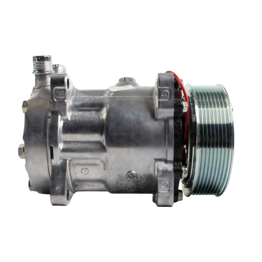 COMPRESOR SANDEN SD7H15, PV8, 119MM, 12V, O-RING VERTICAL - imagine 3