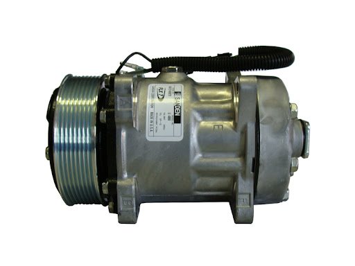 Compresor Aer Condiționat Sanden SD7H15 FLX7 PV8 119mm 24V Original ❄️ - imagine 3