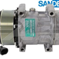Compresor Aer Condiționat ORIGINAL SANDEN SD7H15, PV10, 119mm, 12V ❄️