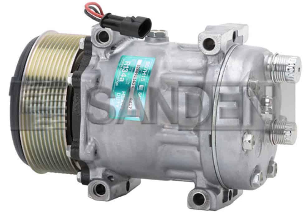 COMPRESOR OE SANDEN SD7H15, PV10, 119mm, 12V