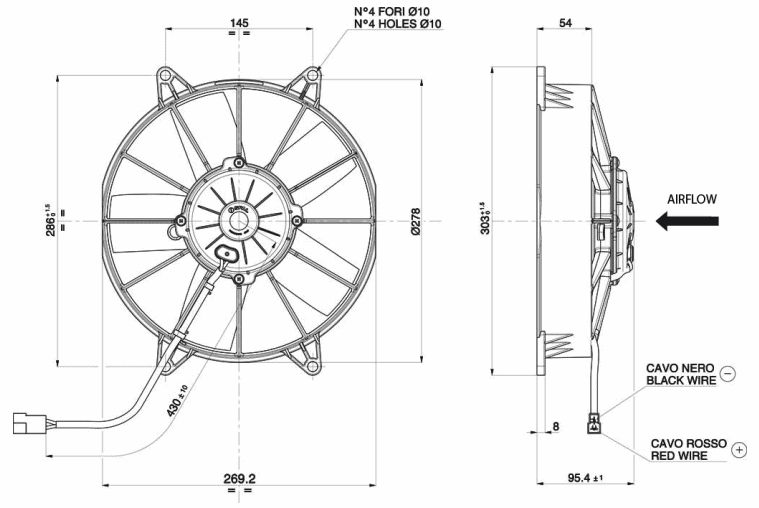 Ventilator Axial SPAL VA15-AP70/LL-39S 12V - imagine 2