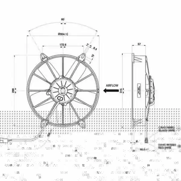 🌬️ Ventilator Axial SPAL VA03-AP6-37S 12V Push (Suflant) - imagine 3