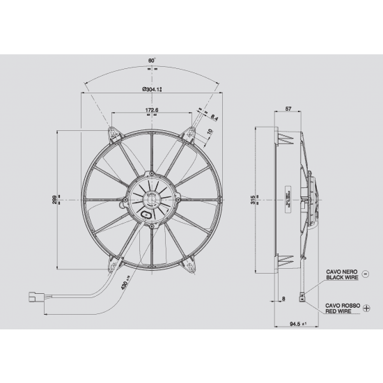Ventilator Axial SPAL VA03-BP70/LL-37A 24V Long Life - imagine 2
