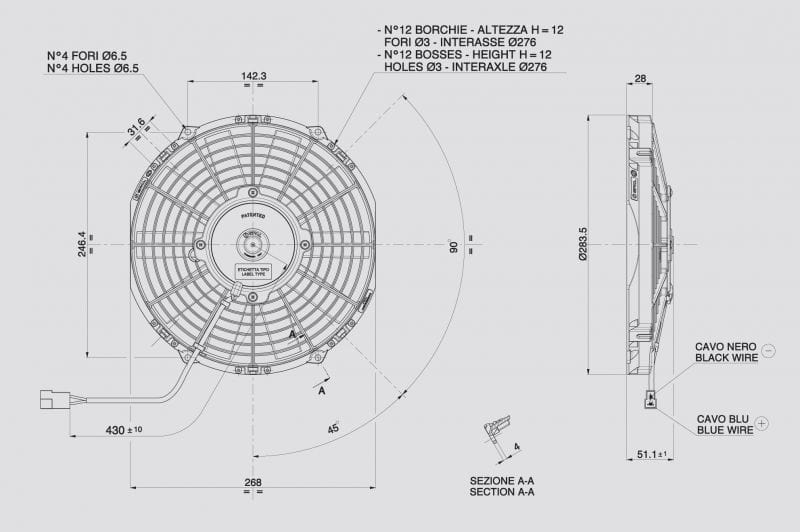 Ventilator Axial SPAL VA11-AP08/C-29A (12V) – ASPIRANT - imagine 2