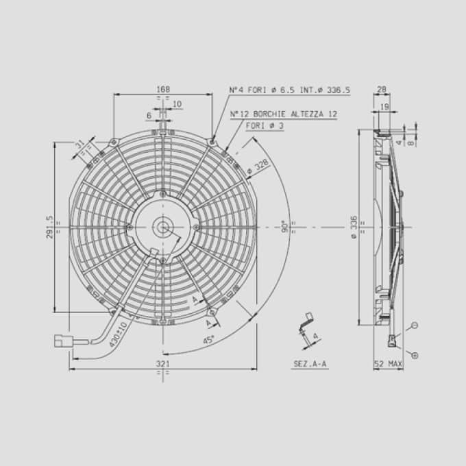 Ventilator Axial SPAL VA10-BP9/C-25S - 24V - imagine 2