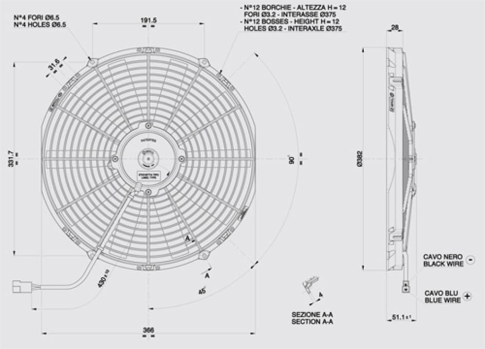 Ventilator Axial SPAL VA08-AP10/C-23A (12V) – ASPIRANT - imagine 2