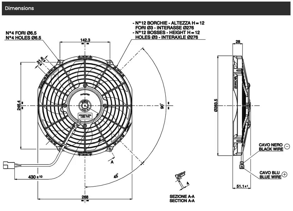 Ventilator axial Spal - imagine 3