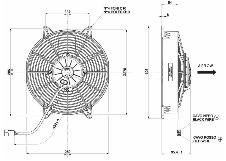 Ventilator Axial SPAL VA53-BP70/LL-39A 24V Long Life (Aspirant) - imagine 2