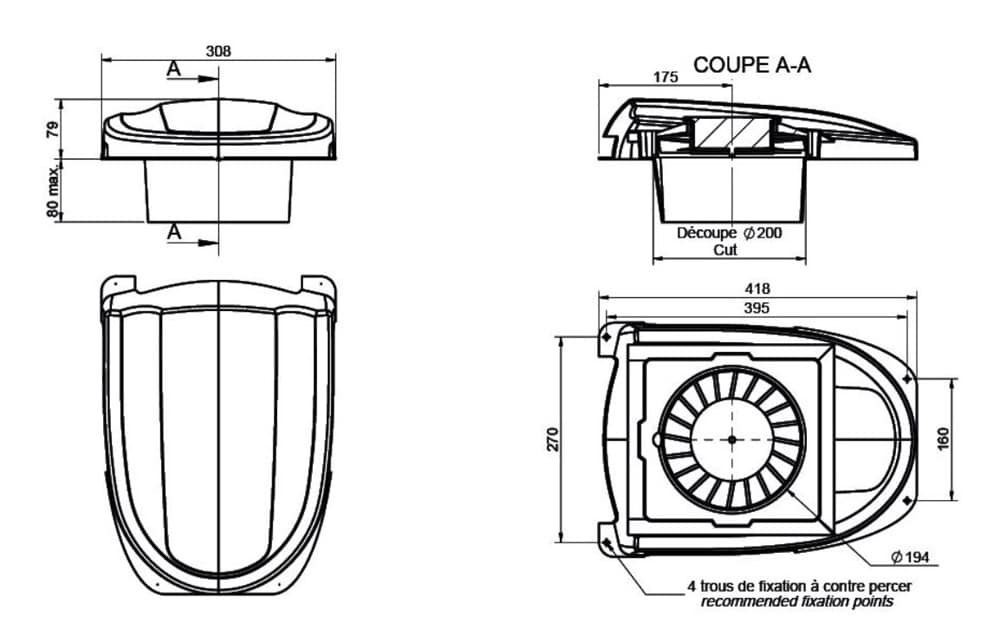 Ventilator de Plafon 12V – Model Ultra-Plat & Aerodinamic - imagine 2