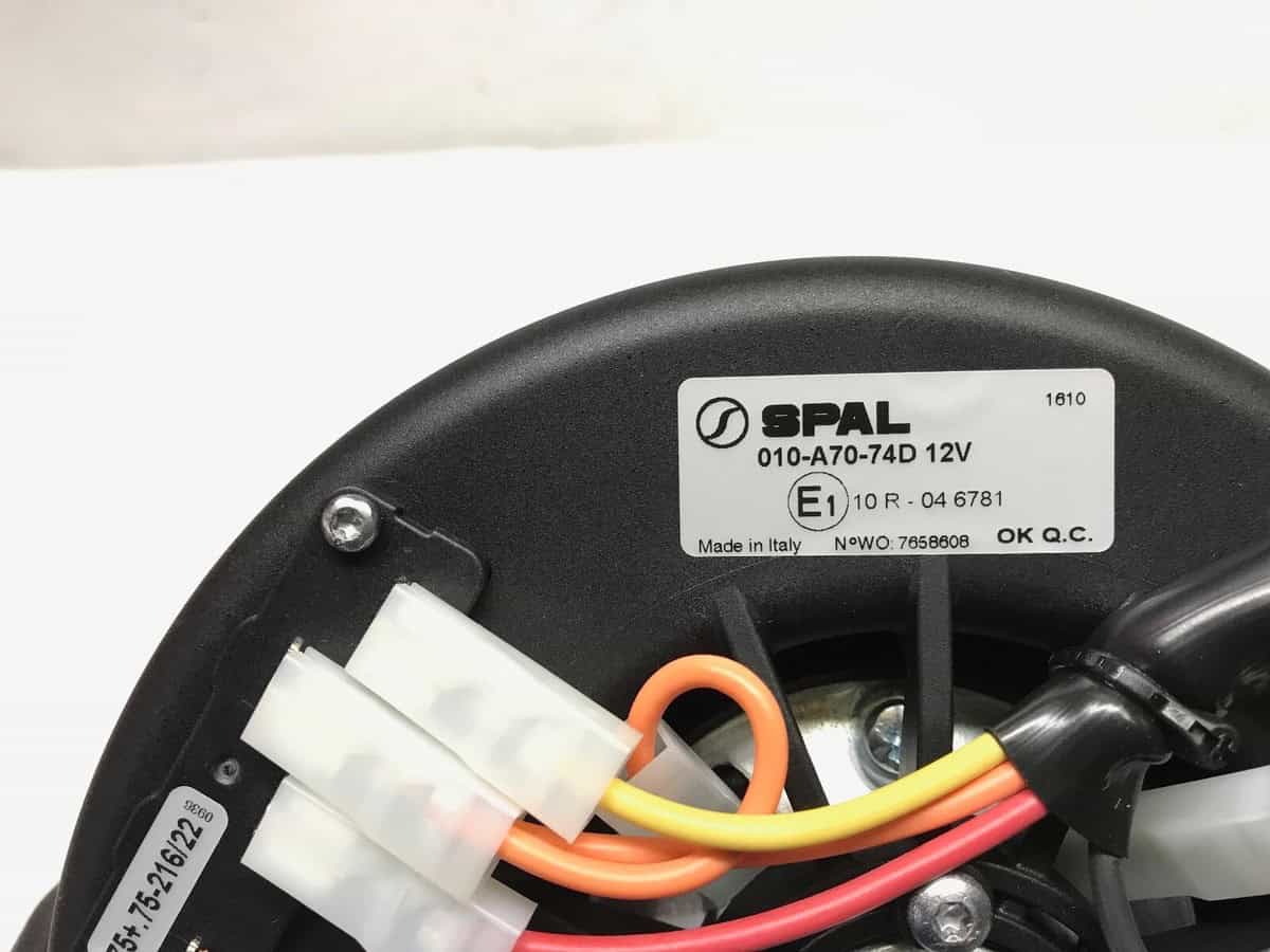 Ventilator cu Tambur Simplu SPAL 010-A70-74D – Forță la 12V - imagine 3