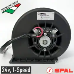 Ventilator cu Tambur Simplu SPAL 010-B70-74D – Forță Industrială la 24V