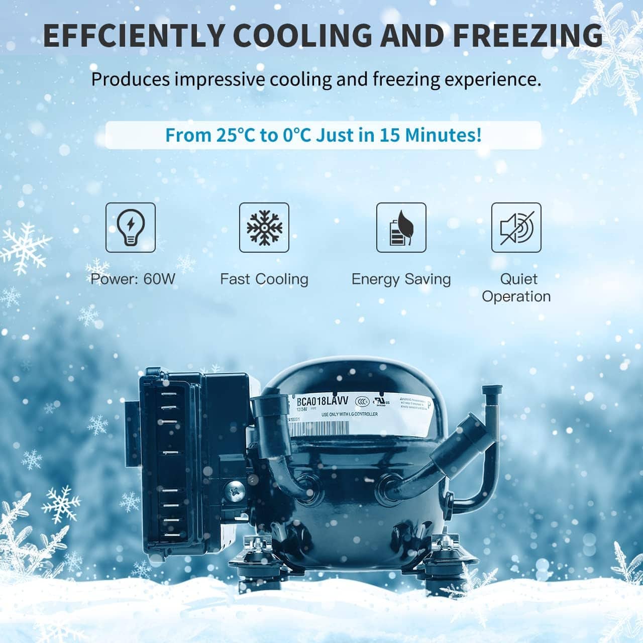 ❄️ Frigider Auto Portabil MultiFreeze – 27.8 Litri (12V / 24V / 230V) - imagine 6
