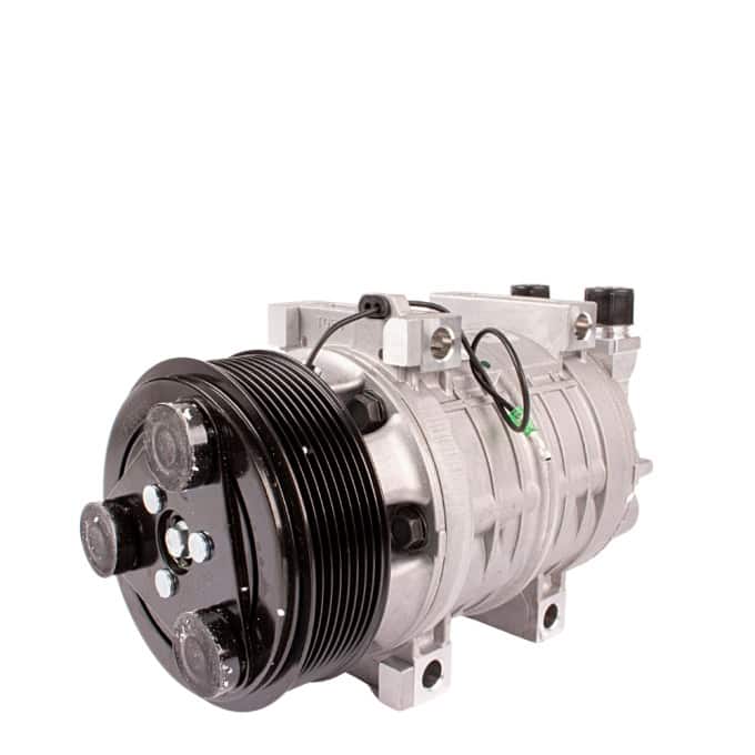 Compresor auto QP15XD/TM15, PV8, 123mm, 12V, fixare în 4 șuruburi pentru aplicații industriale și au.