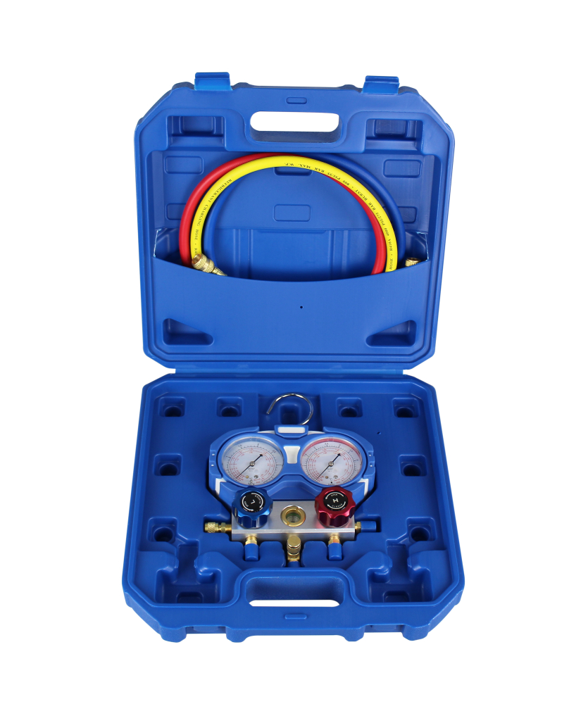 Set Baterie Manometre Aitcool pentru R32 și R410A cu Furtune Inlcuse 🛠️