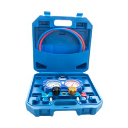 Set Baterie Manometre Aitcool cu 4 Căi pentru R32 și R410A cu Furtune 🛠️