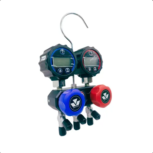 Set Baterie Manometre Digitale Mastercool pentru 61 tipuri de Refrigeranți - imagine 2