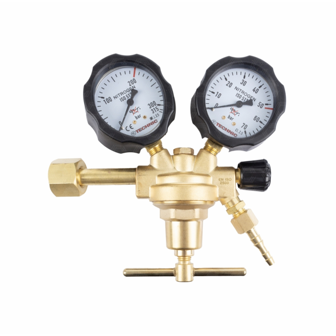 Reductor Azot Profesional 50 Bar / 200 Bar pentru Probe Etanșeitate Sisteme HVAC 🛠️