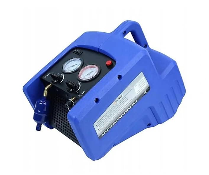 Recuperare refrigerant RECO 520S cu separator de ulei, ideal pentru service-uri HVAC și refrigerare.