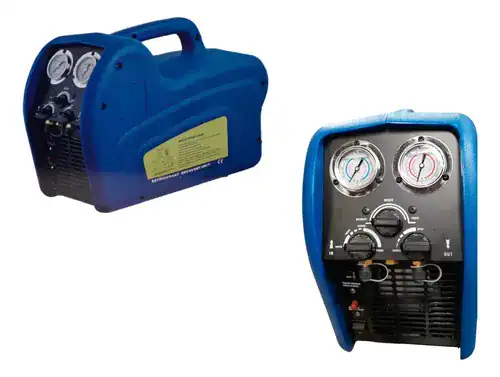 Recuperare refrigerant profesională RECO 250S cu motor fără perii și separator de ulei.