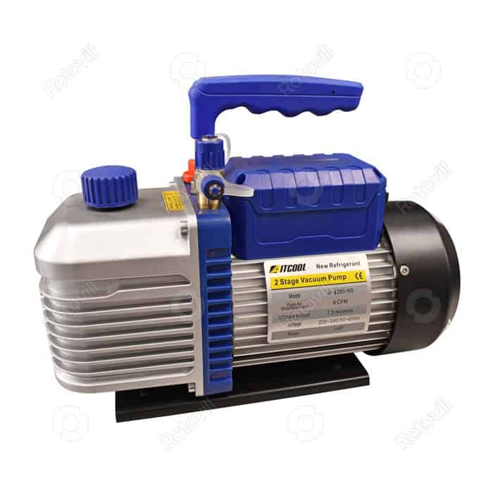 Pompa vacuum Aitcool A-i260-NS, 170 l/min, dublă treaptă, pentru aplicații industriale.